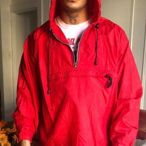 Vintage Red Marlboro Windbreaker Size L